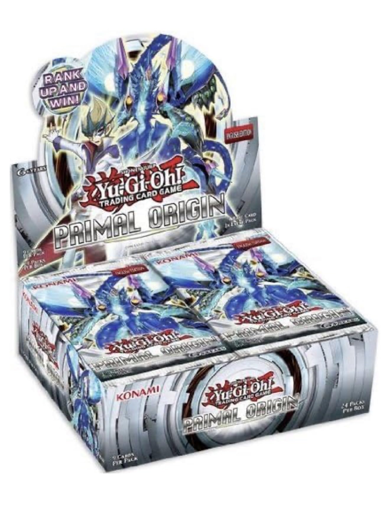 Amazon.com: YuGiOh Primal Origin Booster BOX [24 Packs] : Toys & Games